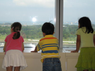 Admiring the view...