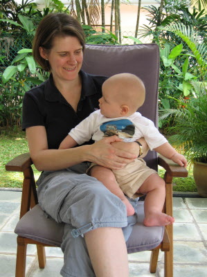 Susan and Burtie boy.