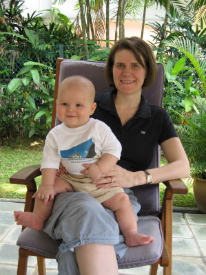 Susan and Burtie boy.