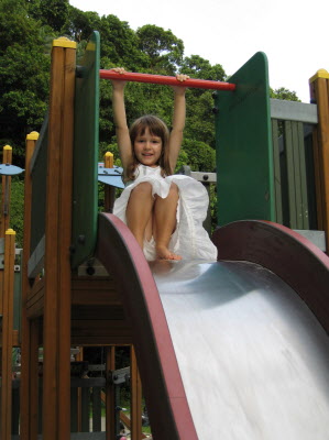 Lottie - play area, Labrador Park.