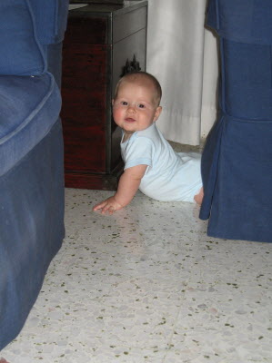 Checking out the furniture.