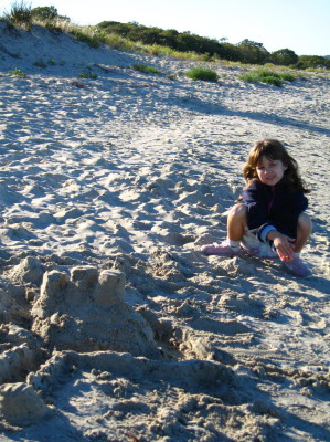 My sand castles - Dunsborough beach.