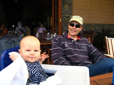 Conrad and Daddy.
