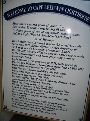 Cape Leeuwin Lighthouse.