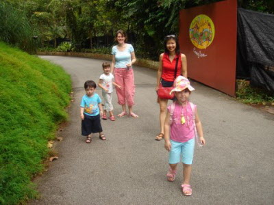 Trip to the zoo with Siobhan, Ciara and Michael.