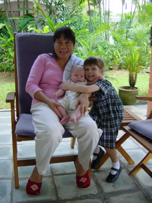 Jo, Conrad and Lottie.