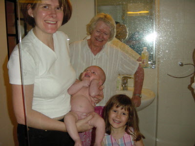 Bath time.