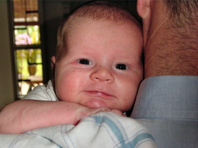 Daddy and the little fella.