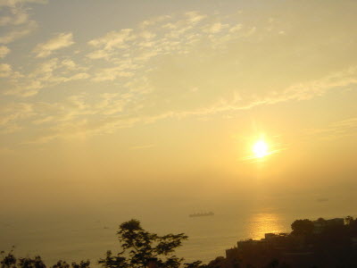 View from Peter's office in HK.