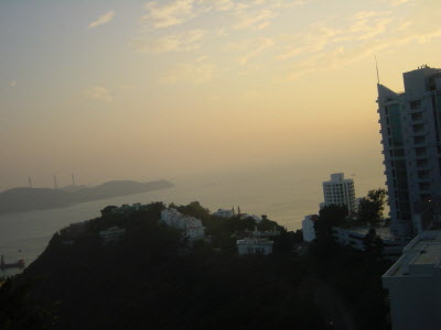 View from Peter's office in HK.