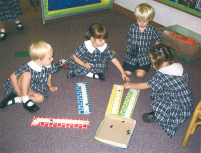 Lottie in class.