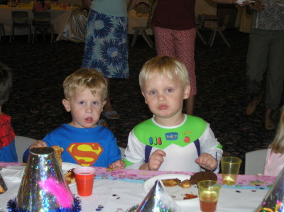 Superman and Buzz Lightyear