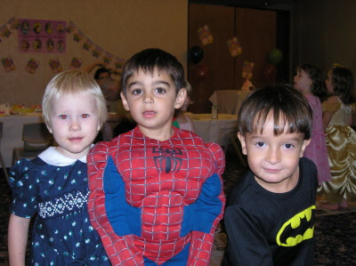 Amelia, Jamie and William