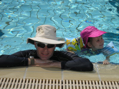 Peter and Lottie floating about