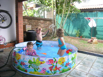 Lottie, Olivia and Joshua.