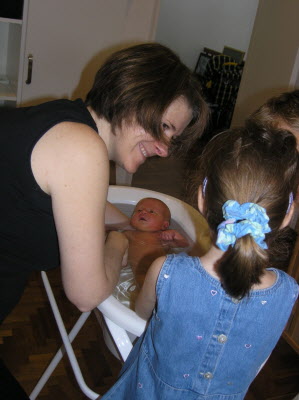Susan, the little fella and Lottie.