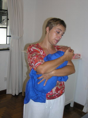 Magalie and the little fella.