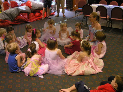 Kiara and Jessica's 4th birthday party.