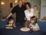 Birthday cake with Sean.