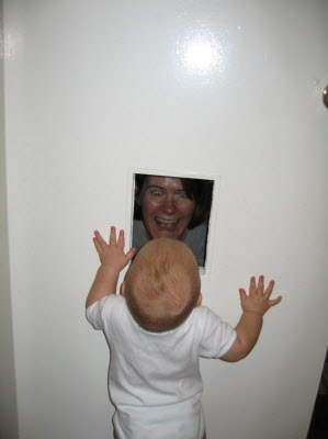 Conrad loves lookingout the lower window in our door...