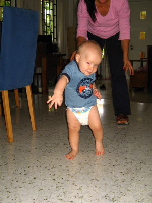 Conradski starts walking...