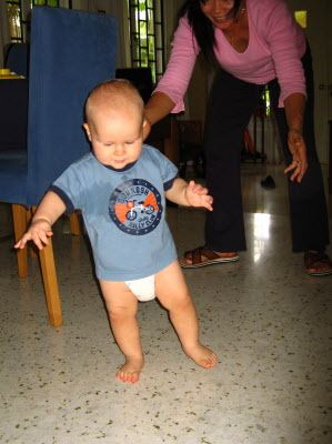 Conradski starts walking...