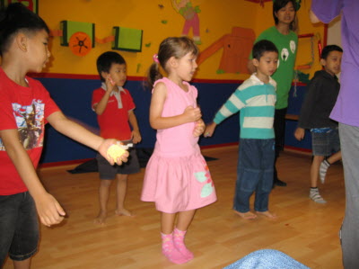 Lottie at her Mandarin class.