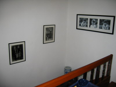Newly hung piccies.