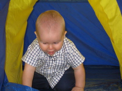 This tent is fun...