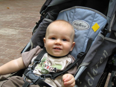 Conrad at the zoo.