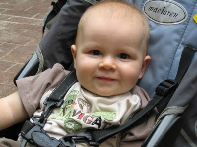 Conrad at the zoo.