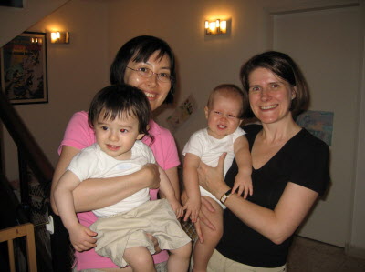 Angela Max, Susan and Conrad.