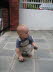 Conrad playing with stones...