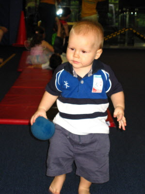 Conrad  at Sean's birthday party.