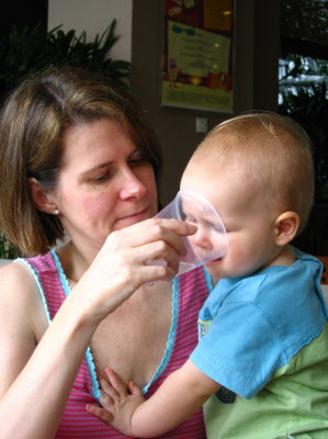 Mummy and Conrad.
