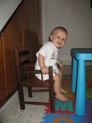 Conrad loves this chair!