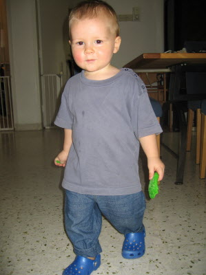 I love my new Blue croc shoes.