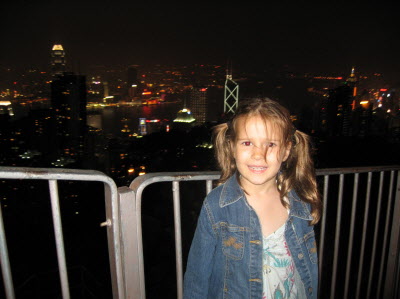 Hong Kong at night from the Peak.