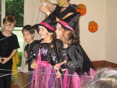 Lottie's class Halloween party.