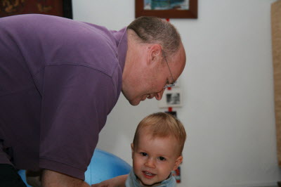 Daddy and Conrad.