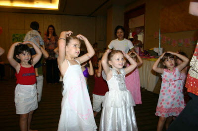 Lottie's birthday party at the American Club