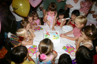 Lottie's birthday party at the American Club