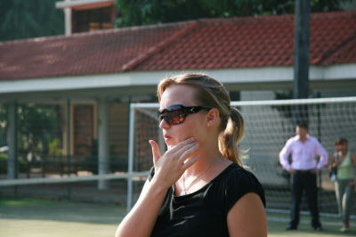 Lotti's teacher - Miss Mann.