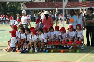 Year 1 team bench.