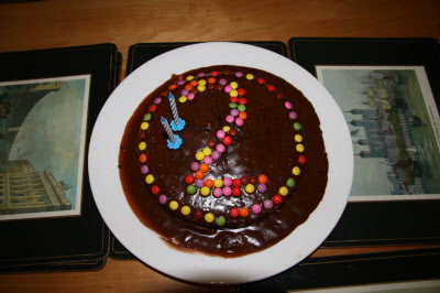 My second birthday cake - made by my Mummy.