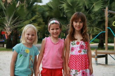 Amelia, Lottie and Meg.
