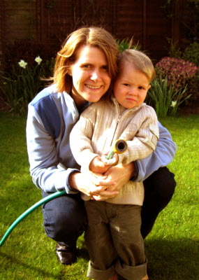 Conrad and his Mummy.