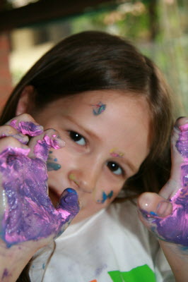 Purple hands!