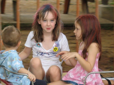 Katie Shea and Lottie - Hair and Nail makeovers.