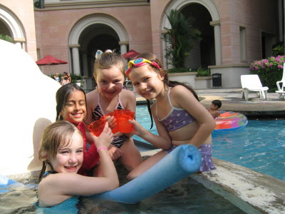 End of school pool party.
